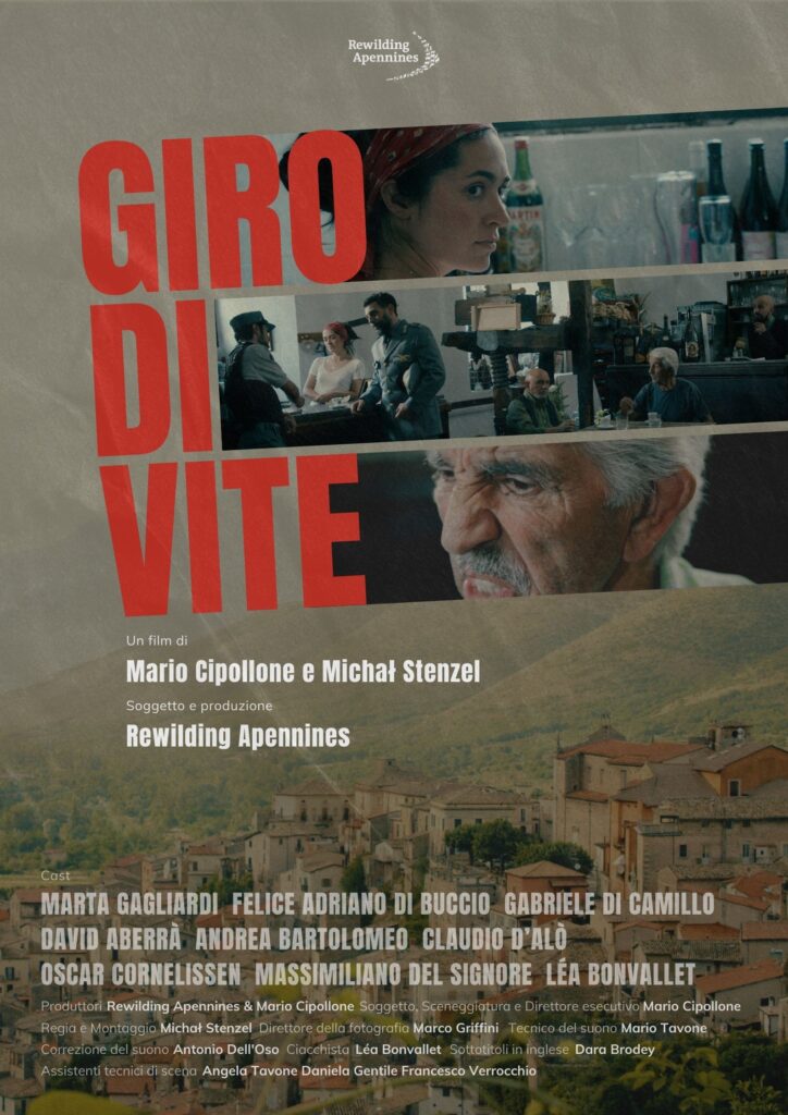 Giro di Vite. Un film di Mario Cipollone e Michał Stenzel. Soggetto e produzione Rewilding Apennines