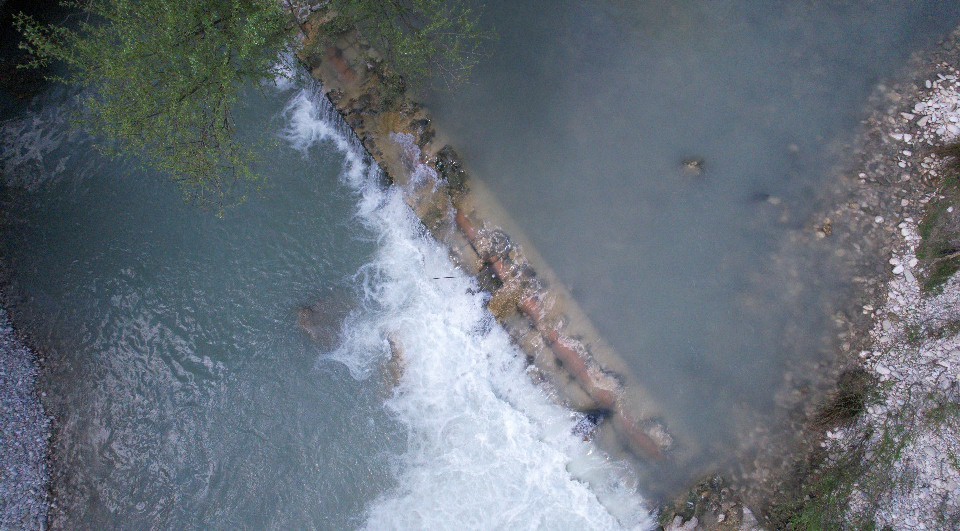 La barriera sul fiume Liri